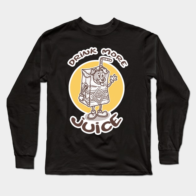 Drink More Juice! Long Sleeve T-Shirt by Elspeth Rose Design